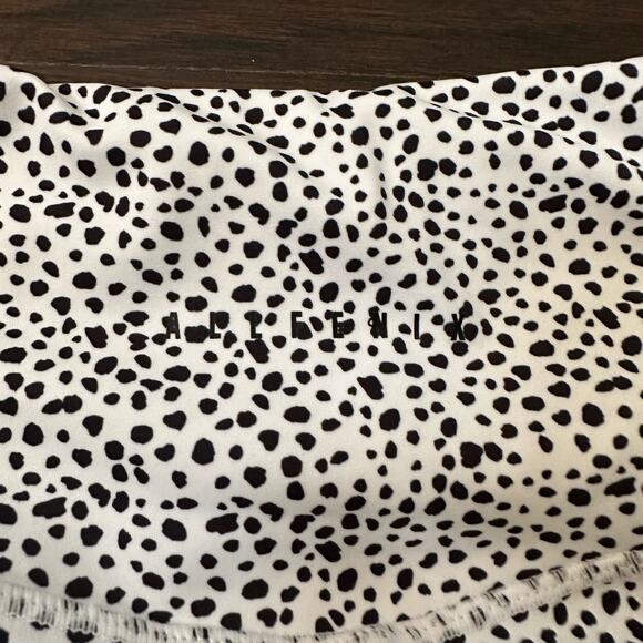 All Fenix white & black dot print leggings size L - Picture 6 of 9